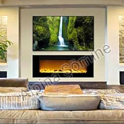  Elektrikli  Şömine Boge 