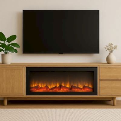 Elektrikli    Şömine 