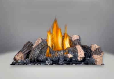 Doğalgazlı Model iç yanma odunu 015