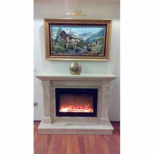 Elektrikli Şömine Traverten 