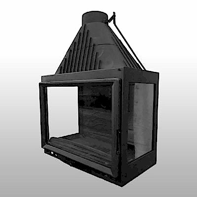 Şömine Hazne  90 Üç Camlı 