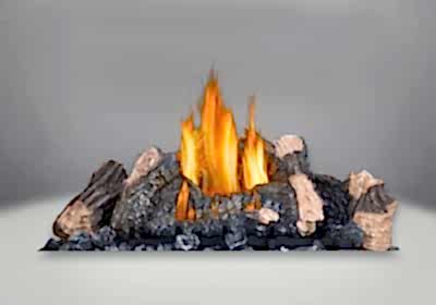 Doğalgazlı  Model Şömine iç yanma Odunu 10