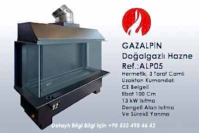 Gazalpin  Doğalgazlı Hazne 90 lık   Hermetik 